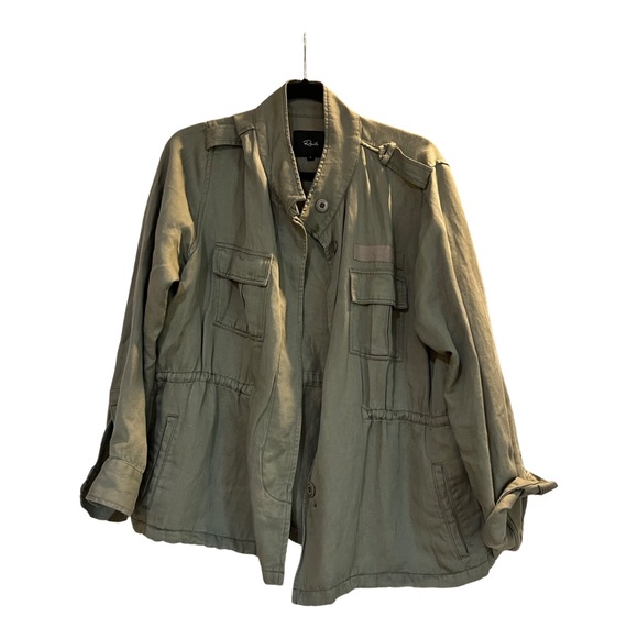 Rails army green Sahara light jacket - women’s size Large - Picture 2 of 6